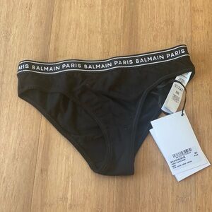 BALMAIN logo brand jersey underwear
